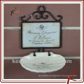 white glaze ceramic shower wall soap dishes